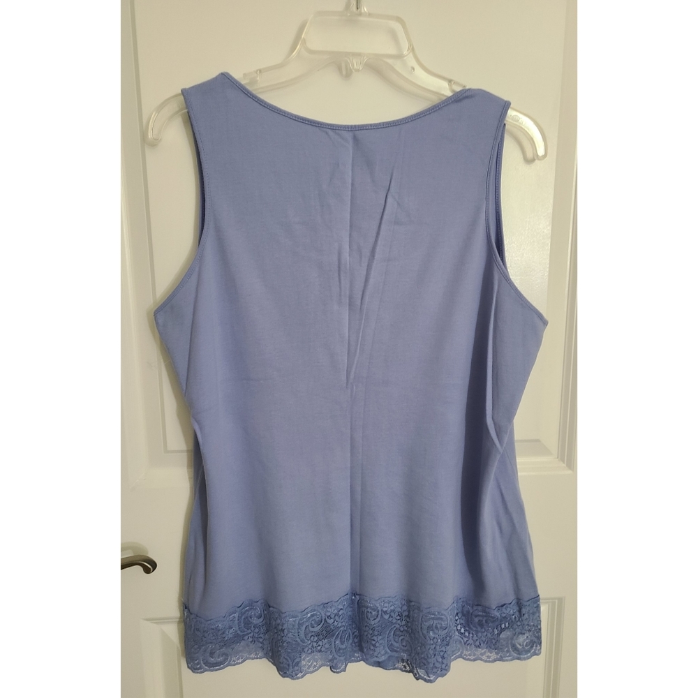1X Light Blue Tank Top - Picture 2 of 4